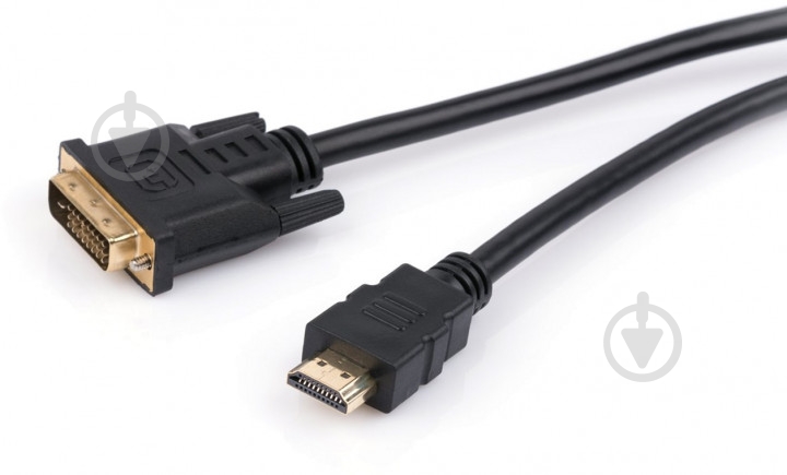 Кабель мультимедийный Vinga HDMI – DVI 1,8 м черный (VCPHDMIDVI1.8) - фото 4