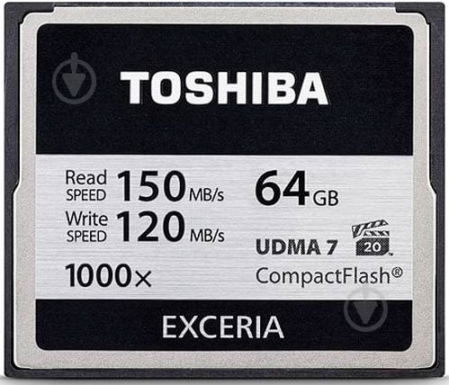 Карта пам'яті Toshiba Compact Flash 1000X 64GB (CF-064GTGI(8) - фото 1