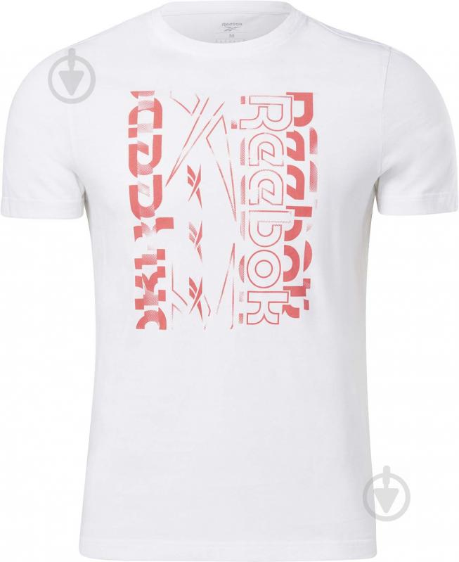 Футболка Reebok VECTOR GRAPHIC TEE GL3162 р.S белый - фото 1