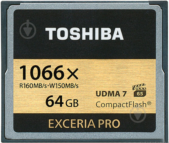 Карта пам'яті Toshiba Compact Flash 1000X 64GB (CF-064GSG(BL8) - фото 1