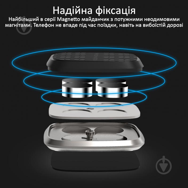 Держатель магнитный Promate Magnetto черный - фото 3