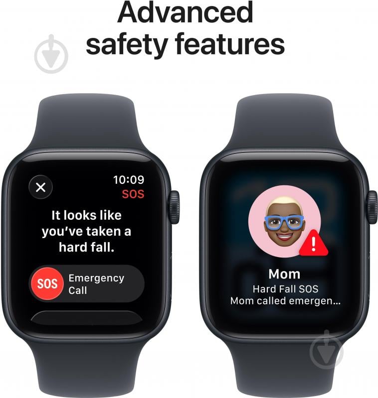 Смарт-годинник Apple Watch SE 3 GPS 40mm Midnight Aluminium Case with Midnight Sport Band - M/L (MEHC4RK/A) - фото 7
