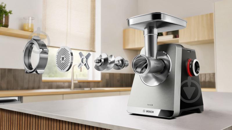 М'ясорубка Bosch MultiPower Серія 8 MFWS820M - фото 5