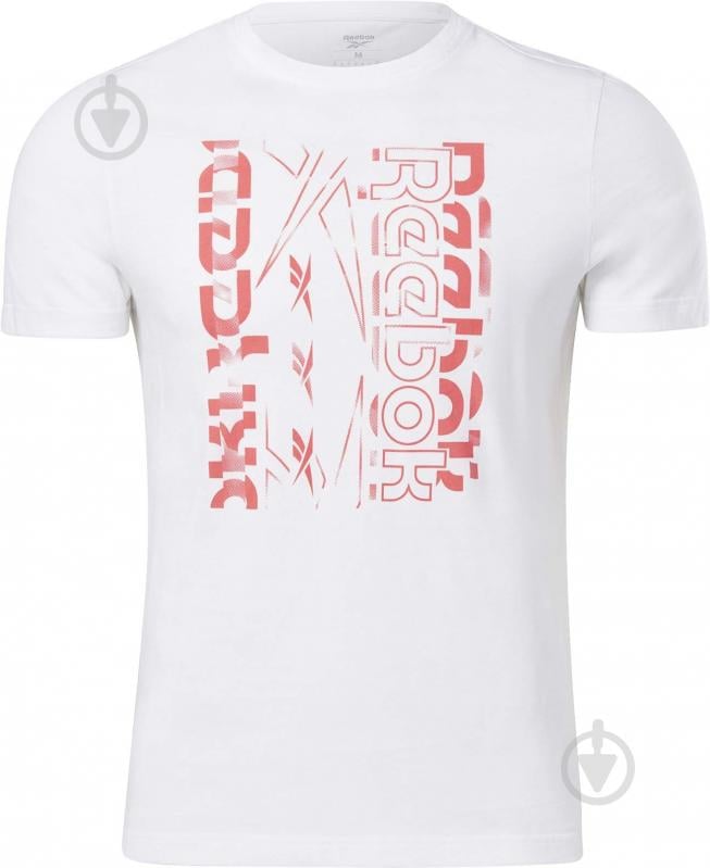 Футболка Reebok VECTOR GRAPHIC TEE GL3162 р.L белый - фото 1