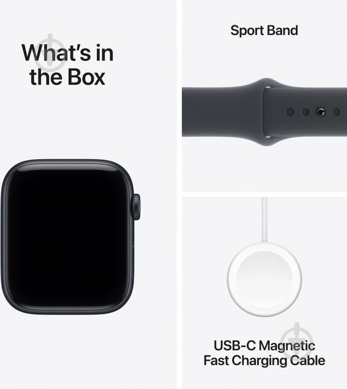 Смарт-годинник Apple Watch SE 3 GPS 44mm Midnight Aluminium Case with Midnight Sport Band - M/L (MEHQ4RK/A) - фото 8