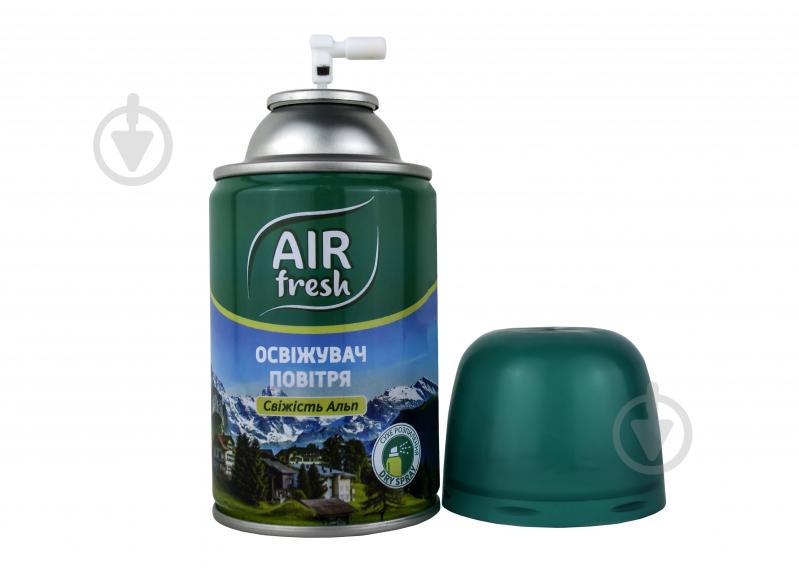 Змінний балон для автоматичного освіжувача повітря AIR fresh Dry spray Свіжість Альп 250 мл - фото 2