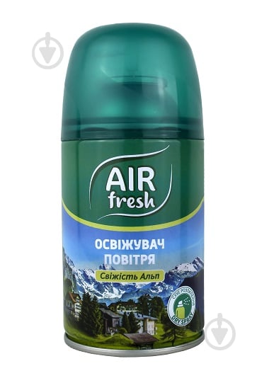 Змінний балон для автоматичного освіжувача повітря AIR fresh Dry spray Свіжість Альп 250 мл - фото 1