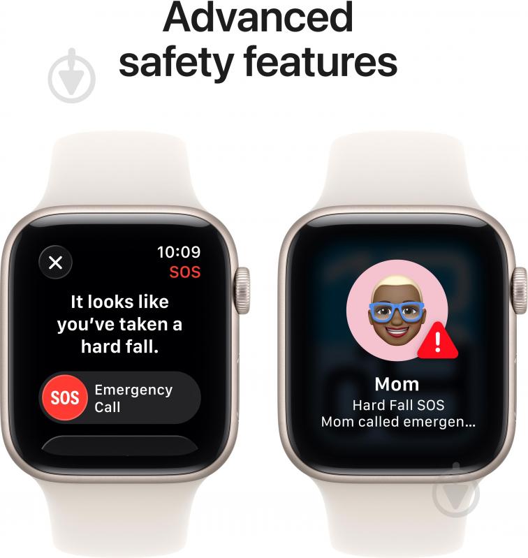 Смарт-годинник Apple Watch SE 3 GPS + Cellular 44mm Starlight Aluminium Case with Starlight Sport Band - S/M (MEPE4RK/A) - фото 7