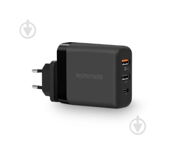 Зарядное устройство Promate powerhub-qc.black - фото 1