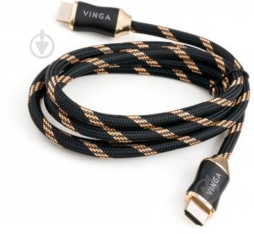 Кабель мультимедийный Vinga HDMI – HDMI 10 м черный (VCPHDMI20BPR10) - фото 3 Кабель мультимедийный Vinga HDMI – HDMI 10 м черный (VCPHDMI20BPR10) - фото 3