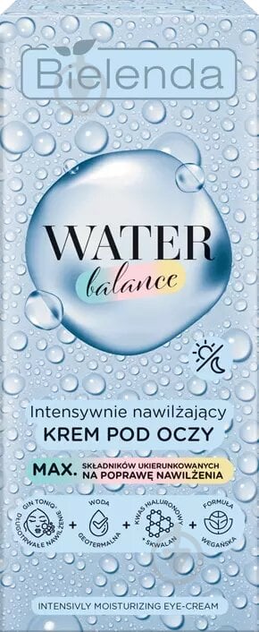 Крем під очі Bielenda Water Balance Інтенсивне зволоження 15 мл - фото 1