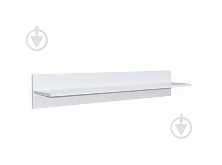 Полка навесная Світ Меблів Бьянко 150 1500x200 мм white - фото 1 Полка навесная Світ Меблів Бьянко 150 1500x200 мм white - фото 1