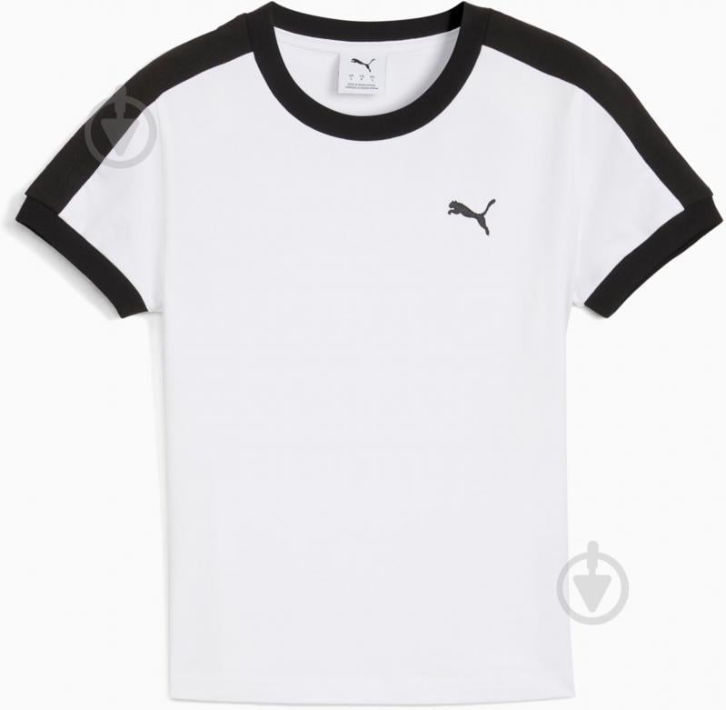 Футболка Puma T7 Slim Tee 63212902 р.M білий - фото 1 Футболка Puma T7 Slim Tee 63212902 р.M білий - фото 1