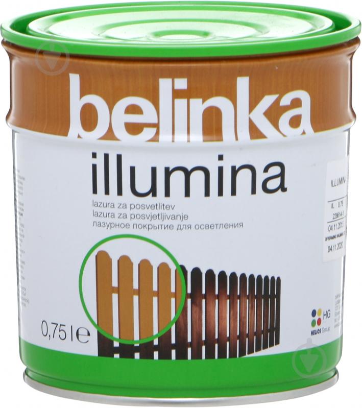 Лазур Belinka для освітлення деревини illumina мат 0,75 л - фото 1