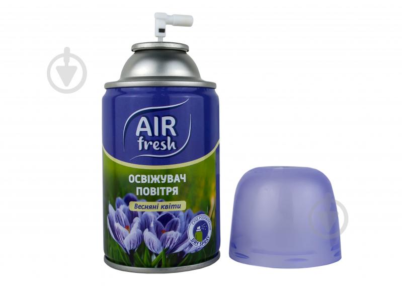 Сменный баллон для автоматического освежителя воздуха AIR fresh Dry spray Весенние цветы 250 мл - фото 2