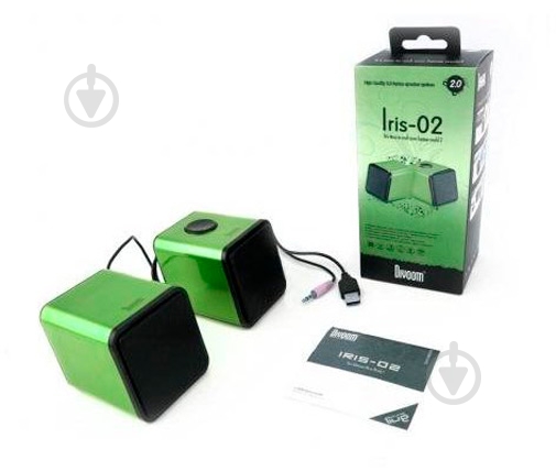 Акустическая система Divoom Iris-02 USB 2.0 green - фото 5