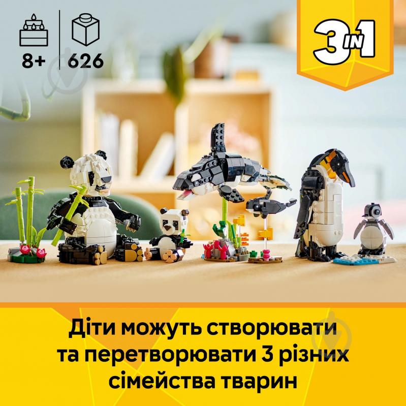 Конструктор LEGO Creator Дикі тварини: пандові 31165 - фото 4