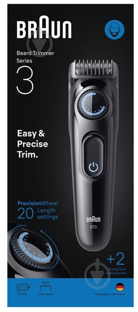 Триммер Braun BT3500 (8700216428262) - фото 3
