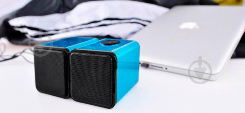 Акустическая система Divoom Iris-02 USB 2.0 blue - фото 5