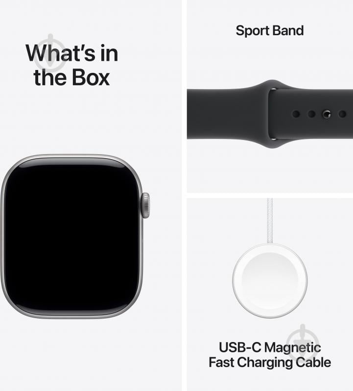 Смарт-годинник Apple Watch Series 11 GPS 46mm Space Grey Aluminium Case with Black Sport Band - M/L (MEV44RK/A) - фото 8