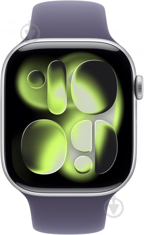 Смарт-годинник Apple Watch Series 11 GPS 46mm Silver Aluminium Case with Purple Fog Sport Band - M/L (MEVA4RK/A) - фото 2