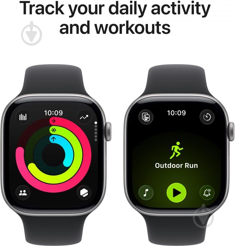 Смарт-годинник Apple Watch Series 11 GPS + Cellular 42mm Space Grey Aluminium Case with Black Sport Band - S/M (MF8A4RK/A) - фото 4