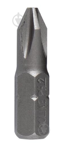 Біта Proline хрестоподібна 1/4 РН2 х 25 мм 2 шт. 10645 - фото 1 Біта Proline хрестоподібна 1/4 РН2 х 25 мм 2 шт. 10645 - фото 1