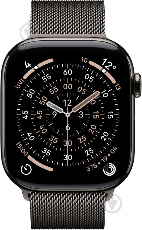Смарт-годинник Apple Watch Series 11 GPS + Cellular 42mm Slate Titanium Case with Slate Milanese Loop (MF8U4RK/A) - фото 2