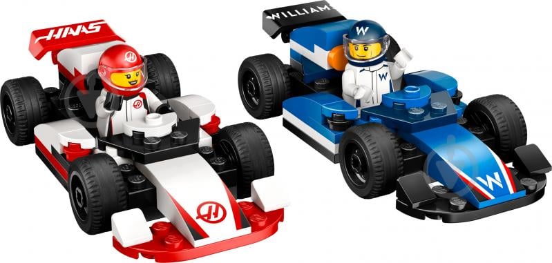 Конструктор LEGO City Автомобілі для перегонів F1® команд Williams Racing та Haas F1® 60464 - фото 3