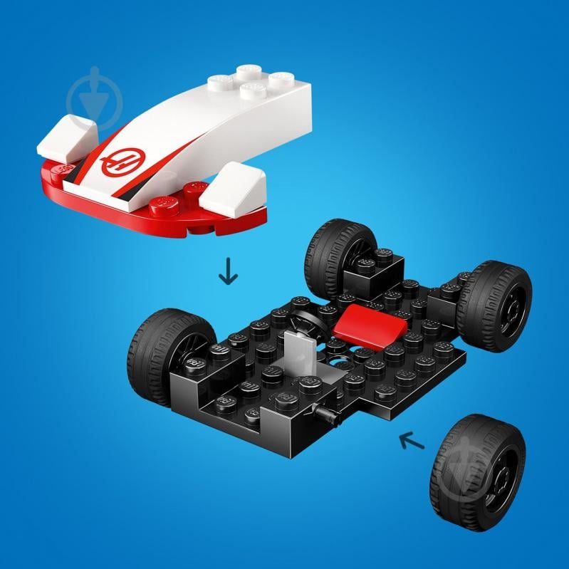 Конструктор LEGO City Автомобілі для перегонів F1® команд Williams Racing та Haas F1® 60464 - фото 9