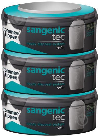 Сменная кассета для накопителя Tommee Tippee Sangenic Tec 3 шт. - фото 1 Сменная кассета для накопителя Tommee Tippee Sangenic Tec 3 шт. - фото 1