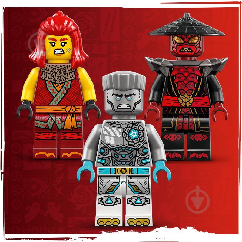 Конструктор LEGO NINJAGO Бойовий костюм-робот Зейна 71827 - фото 8