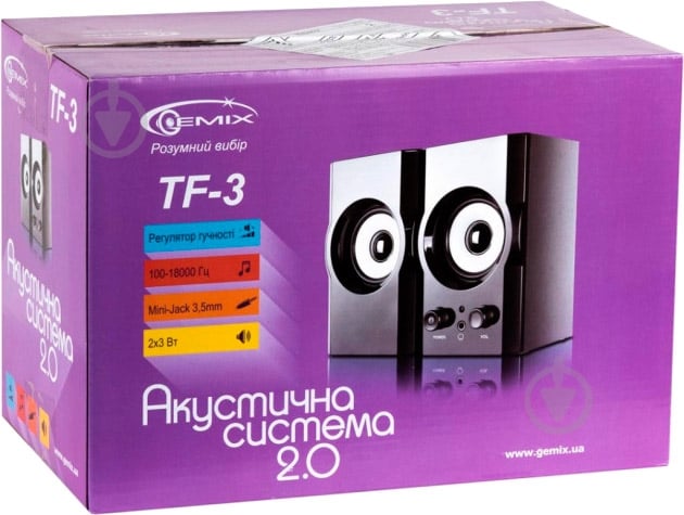 Акустическая система Gemix TF-3 Black 2.0 - фото 6