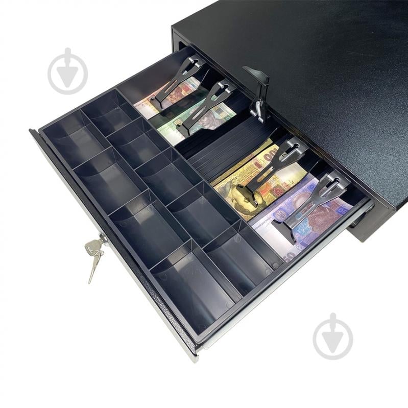 Скринька грошова HPC 16S 12V чорна - фото 3 Скринька грошова HPC 16S 12V чорна - фото 3