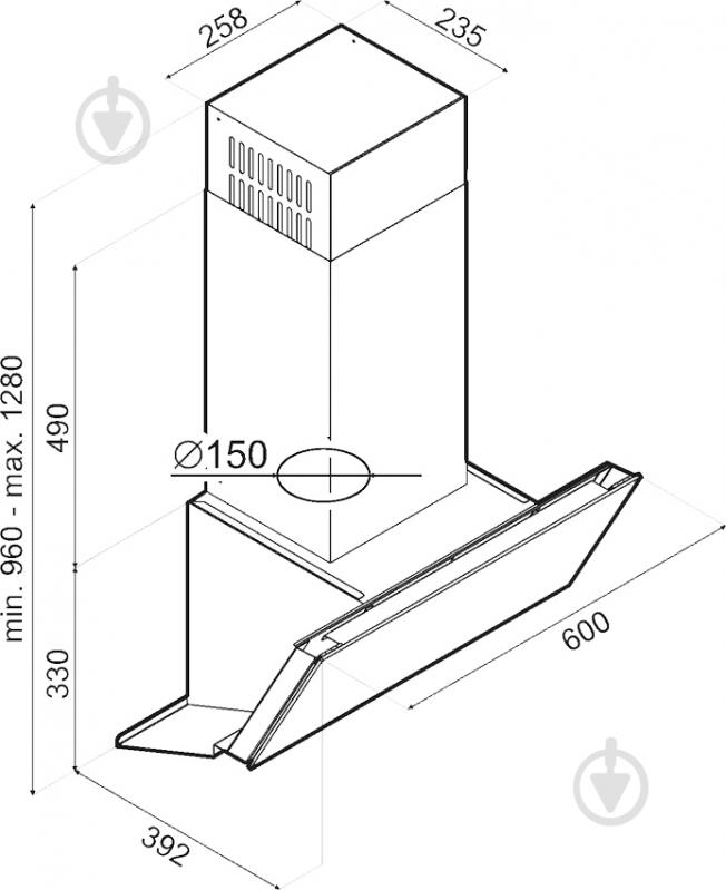 Вытяжка Perfelli D 611 W FLEUR - фото 7 Вытяжка Perfelli D 611 W FLEUR - фото 7
