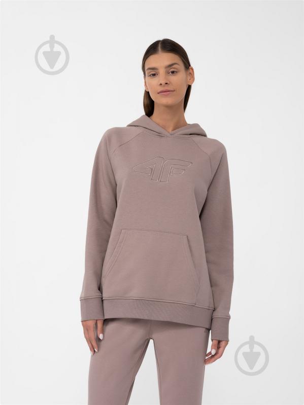 Джемпер 4F SWEATSHIRT F0765 4FAW23TSWSF0765-83S р.S бежевий - фото 1