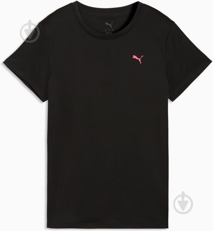Футболка Puma W Run Club Graphic Tee 52844201 р.XL чорний - фото 1