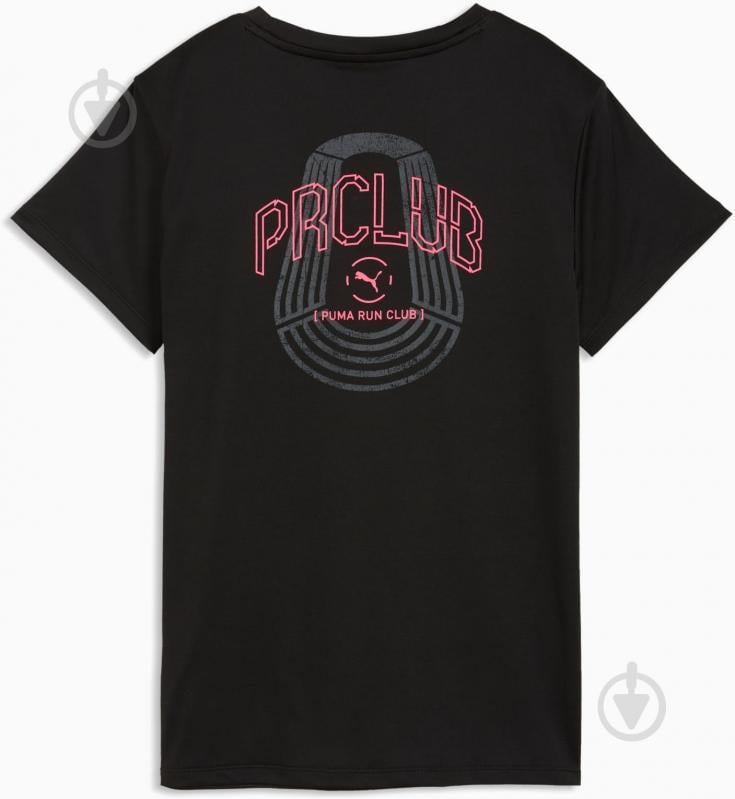 Футболка Puma W Run Club Graphic Tee 52844201 р.XL чорний - фото 2