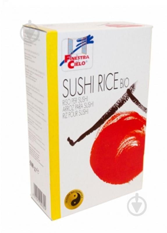 Рис для суші La Finestra sul Cielo ORGANIC LOTUS RICE FOR SUSHI 500 г - фото 1