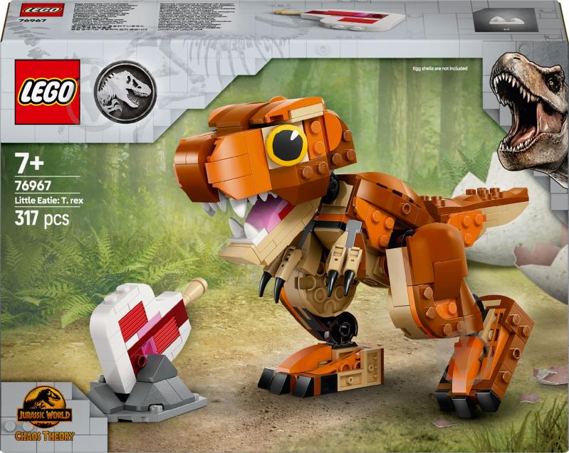Конструктор LEGO Jurassic World Little Eatie: тиранозавр 76967 - фото 1 Конструктор LEGO Jurassic World Little Eatie: тиранозавр 76967 - фото 1