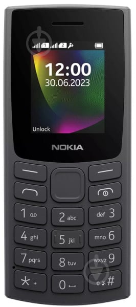 Мобільний телефон Nokia 106 DS 2023 charcoal - фото 2