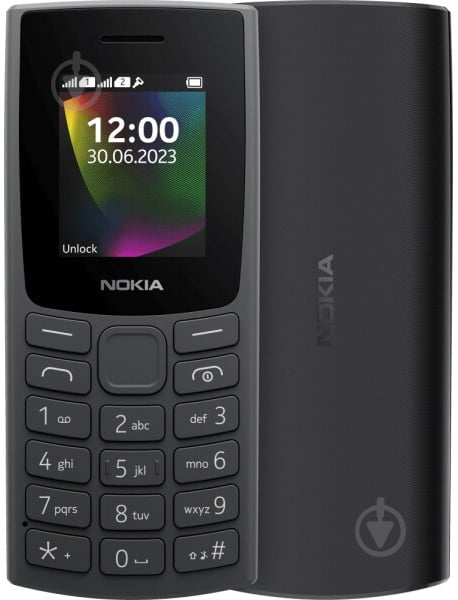 Мобільний телефон Nokia 106 DS 2023 charcoal - фото 1