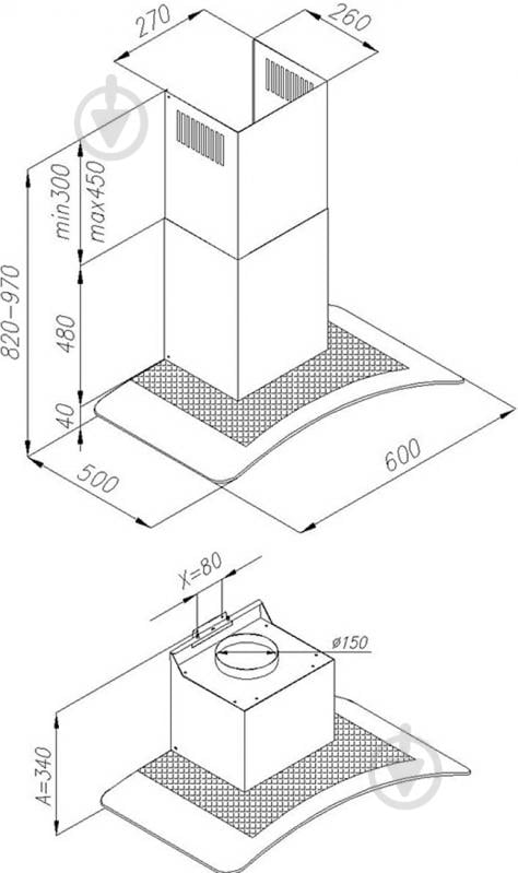 Вытяжка Perfelli G 6341 BL - фото 5