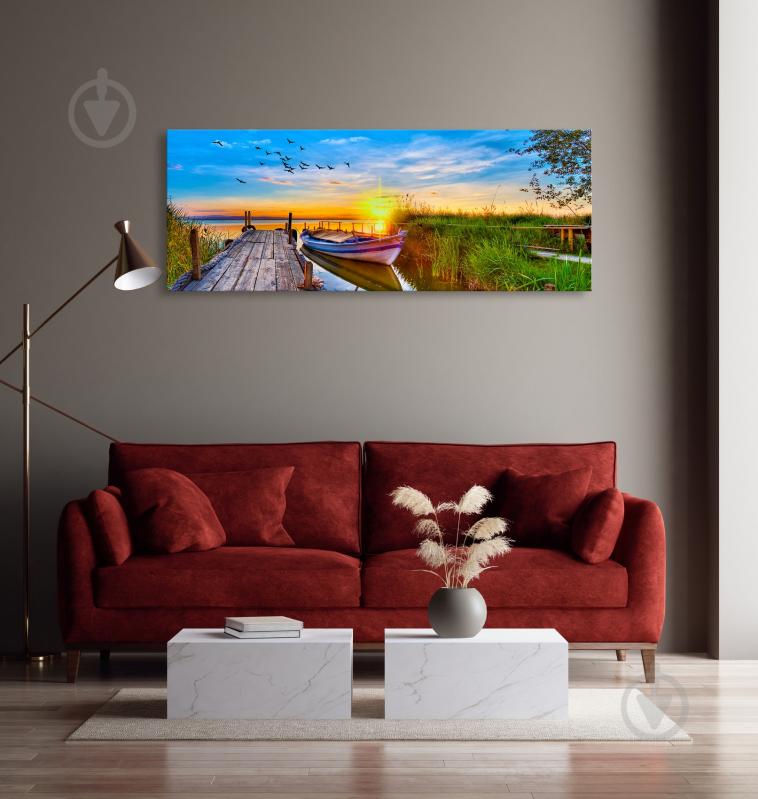 Картина Закат 57x150 см YS-Art - фото 4