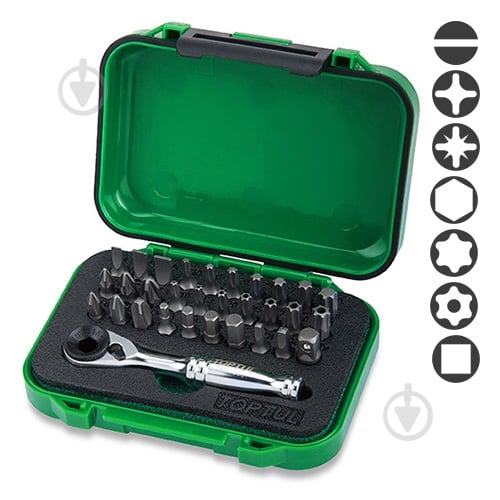 Набор бит Toptul 1/4" 31 шт. GABW3103 - фото 1