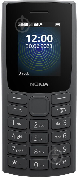 Мобильный телефон Nokia 110 DS 2023 charcoal - фото 2