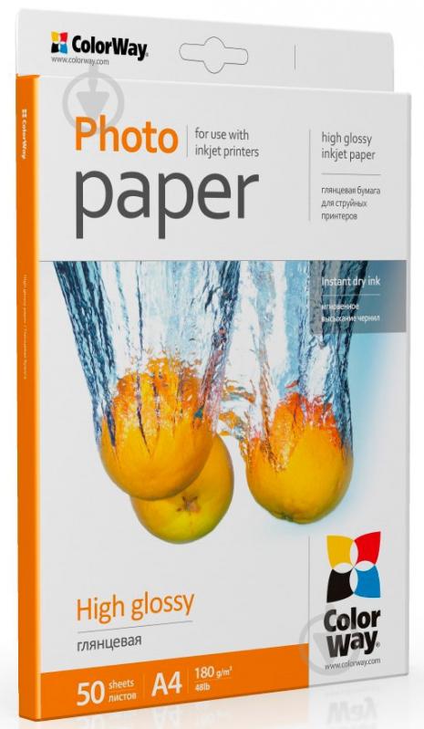 Фотопапір ColorWay A4 (PG180050A4) - фото 2