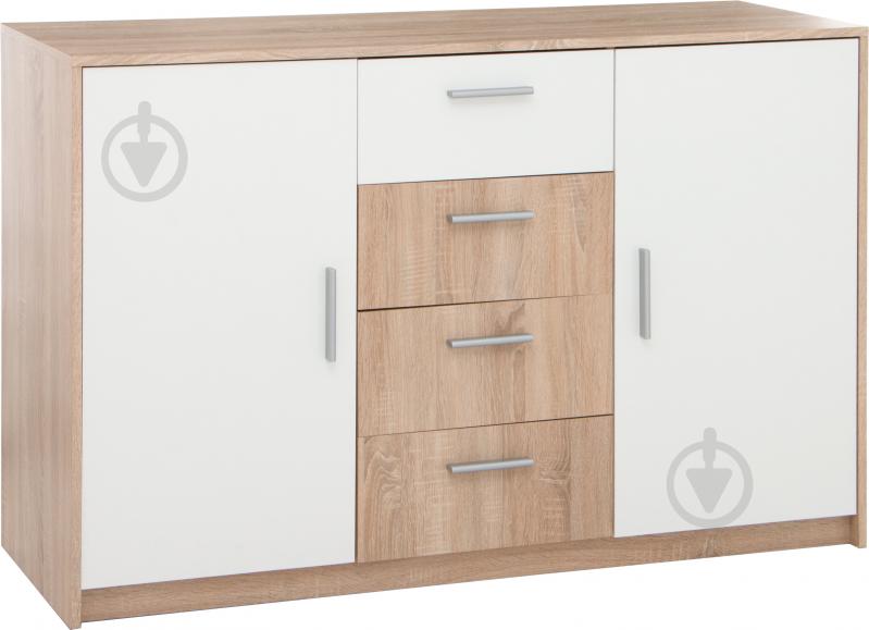 Комод Margo Рико 2D4S дуб сонома/белый - фото 1