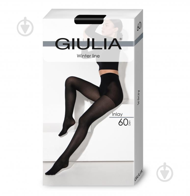 Колготки жіночі Giulia INLAY 60 (8) р. 4L nero - фото 1 Колготки жіночі Giulia INLAY 60 (8) р. 4L nero - фото 1