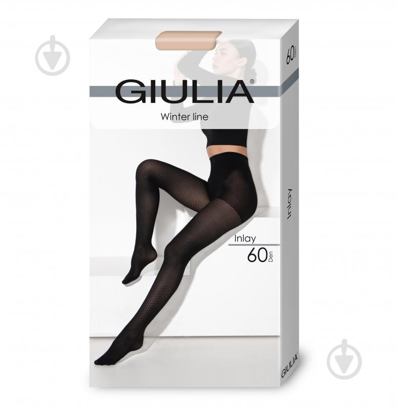 Колготки жіночі Giulia INLAY 60 (8) р. 3M бежевий - фото 1 Колготки жіночі Giulia INLAY 60 (8) р. 3M бежевий - фото 1